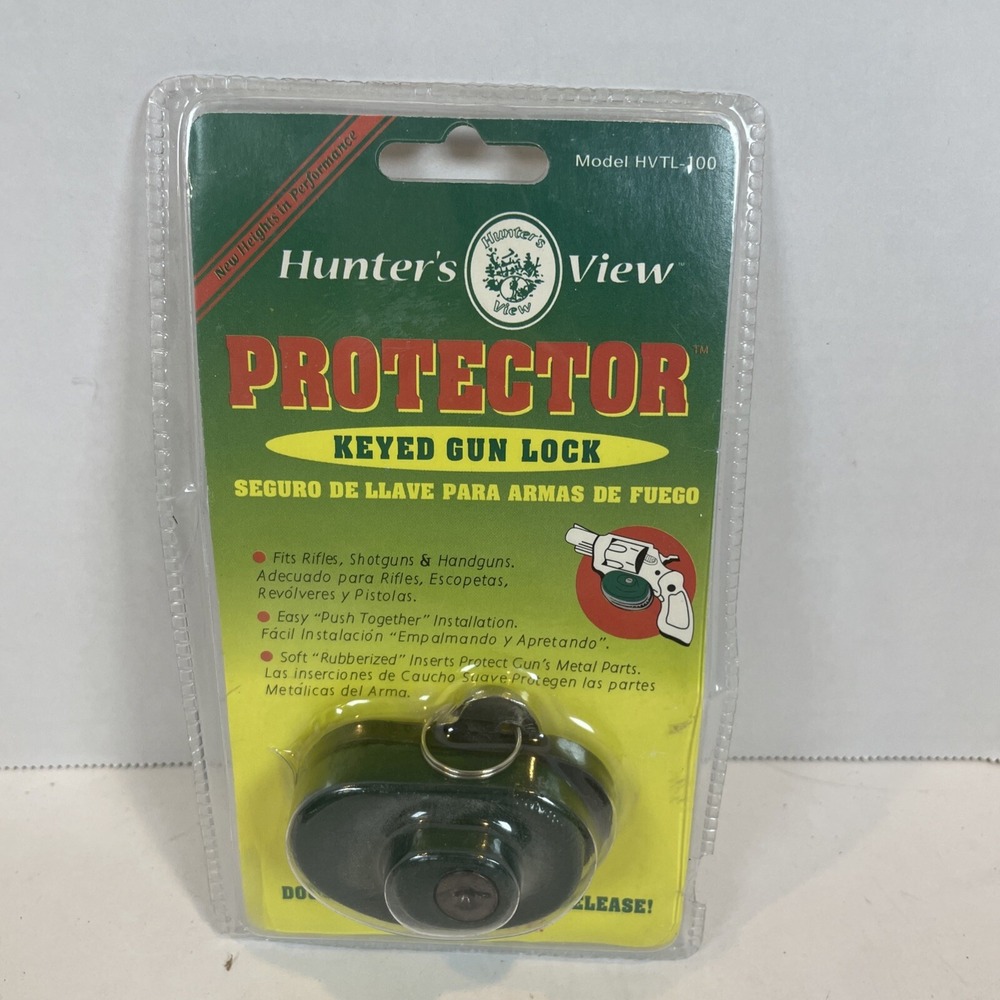 Hunter's View Keyed Gun Lock Unisex OS Black Protector HVTL-100 Safety Accessory